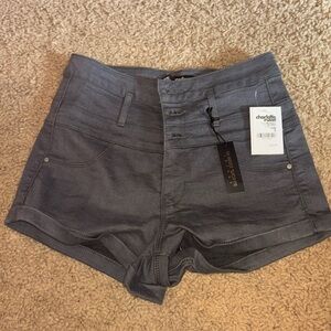 Charlotte Russe NWT high waisted gray shorts size 2